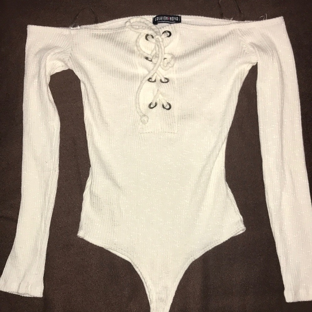 Fashionova cream bodysuit - Picture 2 of 3